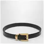 Versace Black leather belt