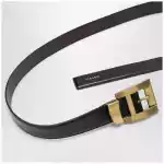 Versace Black leather belt