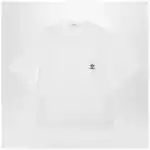 Versace White cotton jersey T-shirt with Medusa embroidery