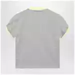 Versace Reversible grey/yellow cotton jersey T-shirt