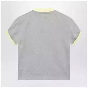 Versace Reversible grey/yellow cotton jersey T-shirt