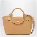 Longchamp XS Épure shopping bag in Dulce coloured leather