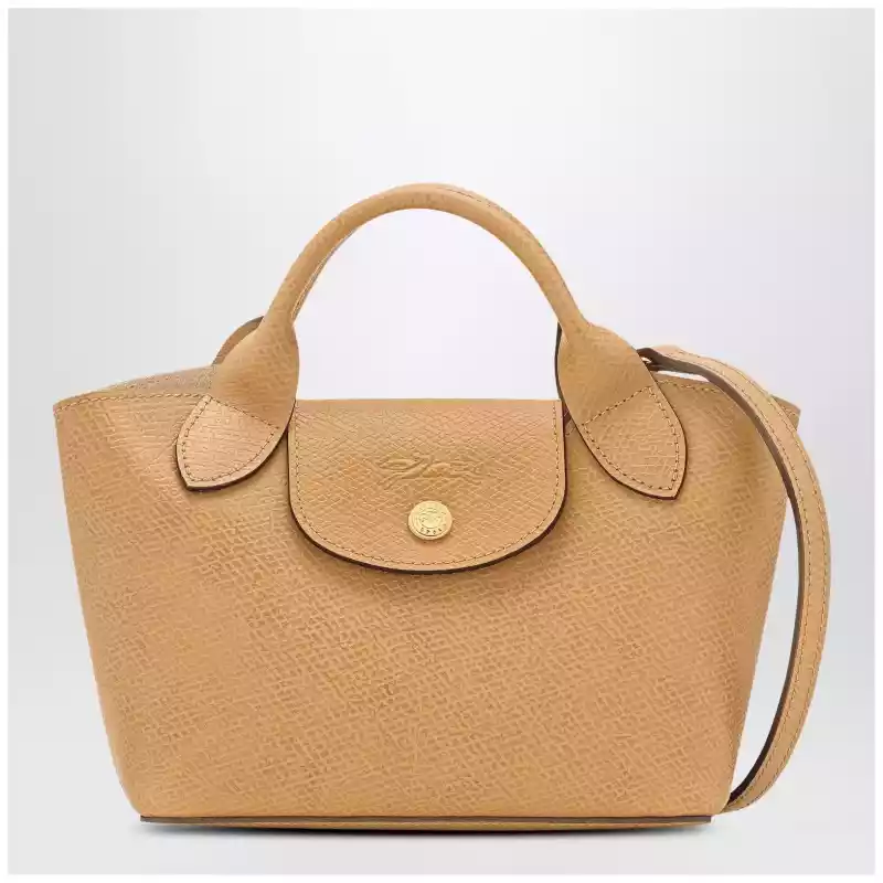 Longchamp XS Épure shopping bag in Dulce coloured leather