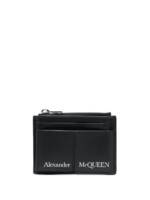 Alexander McQueen logo print cardholder