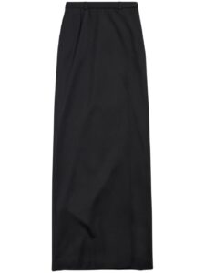 Balenciaga slit tailored maxi skirt