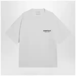Fear of God Essentials Classic bright white cotton T-shirt