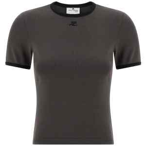 Courreges Signature Contrast T-shirt