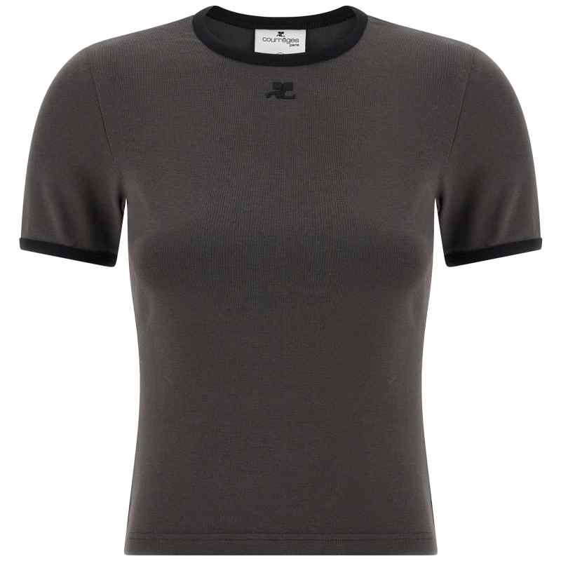 125JTS017JS0203B212_01_M_2025-09-05T07-47-14.347Z Courreges Signature Contrast T-shirt