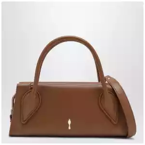 Christian Louboutin Venus handbag in brown calf leather