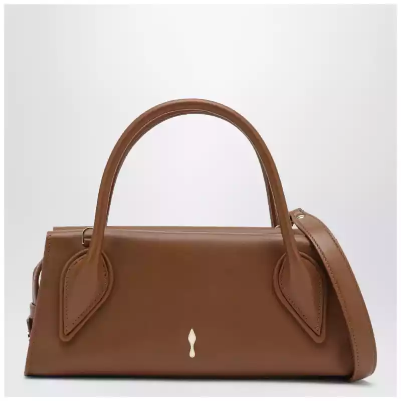 Christian Louboutin Venus handbag in brown calf leather
