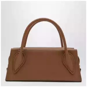 Christian Louboutin Venus handbag in brown calf leather