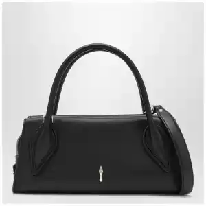 Christian Louboutin Venus Handbag in black calf leather