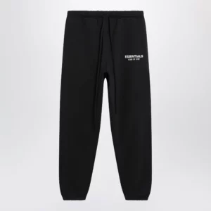 Fear of God Essentials Black cotton jogging trousers