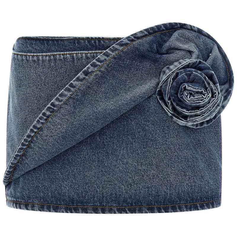 Magda Butrym Denim 12 Skirt Skirt