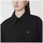 Vivienne Westwood Black shirt with oversized collar
