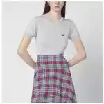 Vivienne Westwood Light grey Bea wool and silk top