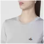 Vivienne Westwood Light grey Bea wool and silk top