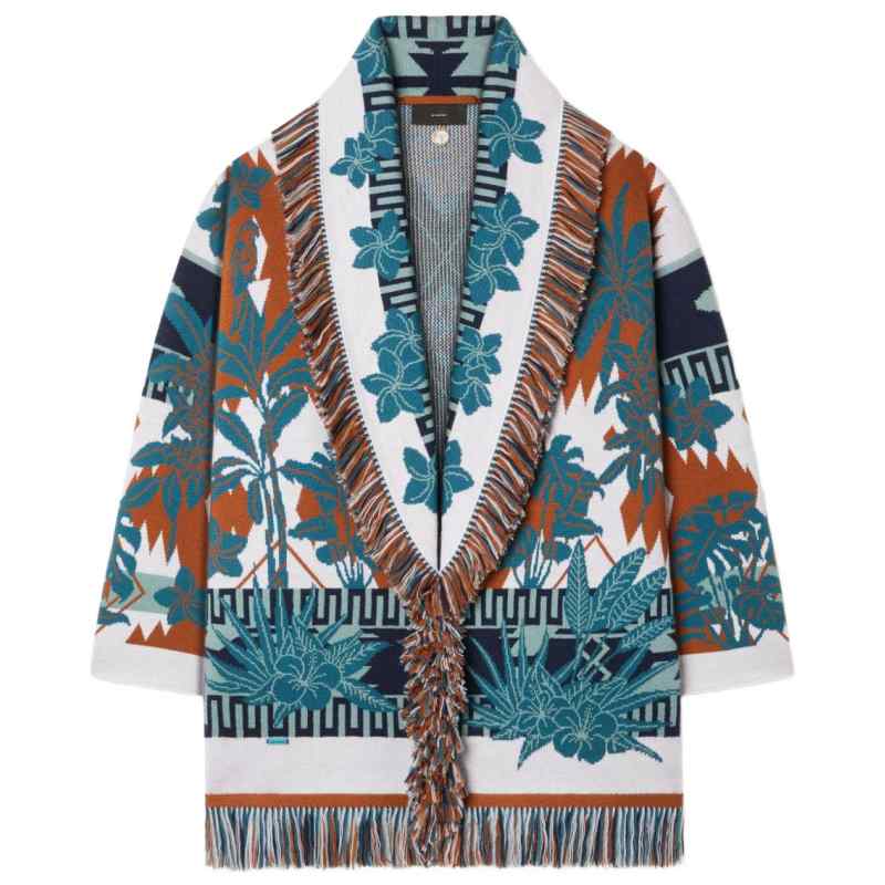 Alanui Island Soul wool cardigan