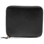 Comme Des Garcons Comme Des Garçons Sa2100 Black Leather Square Zip-Around Wallet.