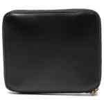 Comme Des Garcons Comme Des Garçons Sa2100 Black Leather Square Zip-Around Wallet.