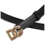Dolce & Gabbana-DG embellished leather belt
