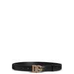 Dolce & Gabbana-DG embellished leather belt