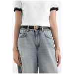 Dolce & Gabbana-leather belt with a gold-tone DG logo buckle