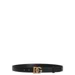 Dolce & Gabbana-leather belt with a gold-tone DG logo buckle