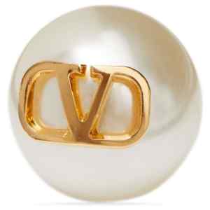 Valentino Garavani-Vlogo Signature Earrings With Pearls