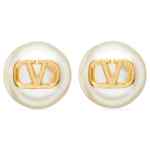 Valentino Garavani-Vlogo Signature Earrings With Pearls
