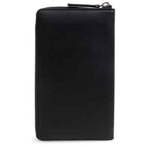 Emporio Armani Saffiano Leather Organizer With Asv Eagle Plaque