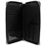 Emporio Armani Saffiano Leather Organizer With Asv Eagle Plaque