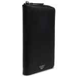 Emporio Armani Saffiano Leather Organizer With Asv Eagle Plaque