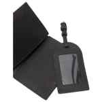 Emporio Armani Asv Recycled Saffiano Leather Passport Holder And Tag Gift Box