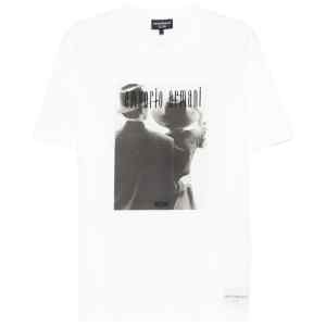 Emporio Armani Printed cotton t-shirt