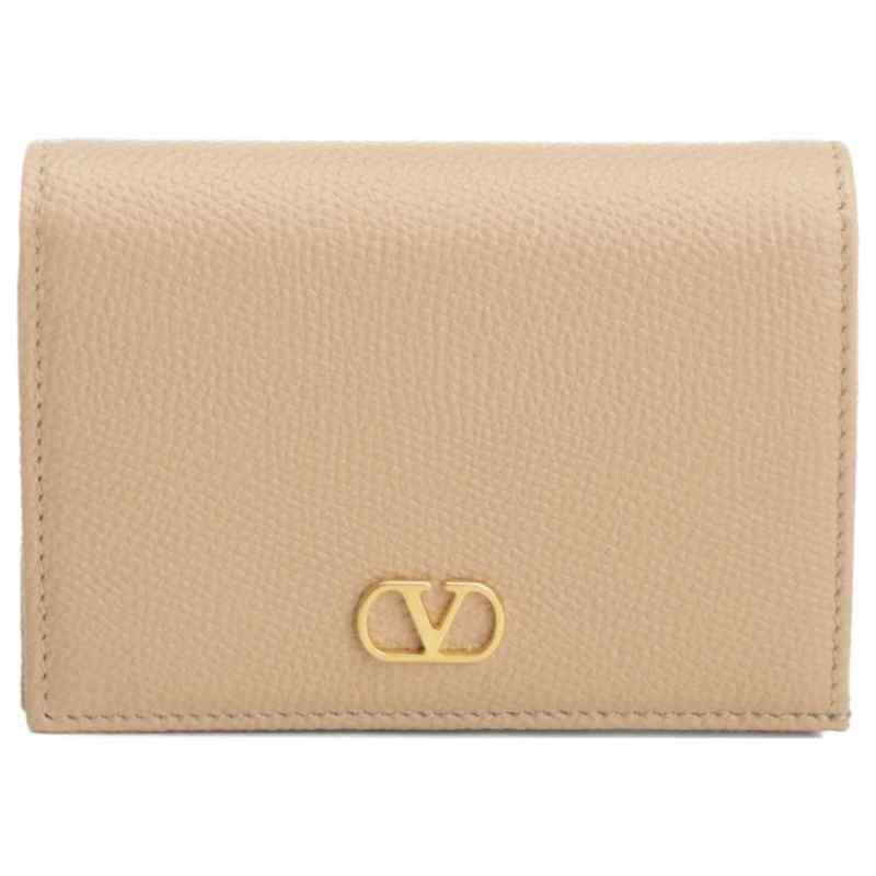 190156988-ss26-valentinogaravanipre-wp0aj3snpwrp Valentino Garavani-VLogo Signature Grainy Calfskin Wallet