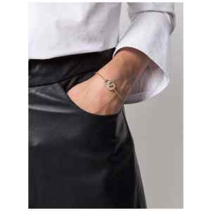 Valentino Garavani-Vlogo Signature Bracelet In Metal And Swarovski® Crystals