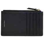 Emporio Armani Zipped, Tumbled-Leather Card Holder