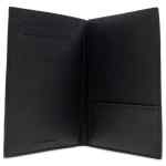 Emporio Armani Asv Regenerated Saffiano Leather Passport Holder With Eagle Plate