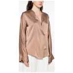 Forte Forte V-neck Silk satin shirt