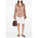 Forte Forte V-neck Silk satin shirt