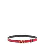 Valentino Garavani-VLogo Signature Reversible Belt in Shiny Calfskin 30mm