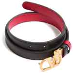 Valentino Garavani-VLogo Signature Reversible Belt in Shiny Calfskin 30mm