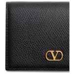 Valentino Garavani-VLogo Signature Grainy Calfskin Wallet