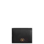 Valentino Garavani-VLogo Signature Grainy Calfskin Wallet