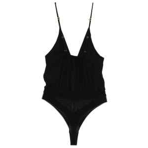 Elisabetta Franchi V-neck adjustable shoulder straps brief cut Bodysuit