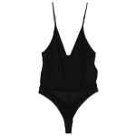 Elisabetta Franchi V-neck adjustable shoulder straps brief cut Bodysuit