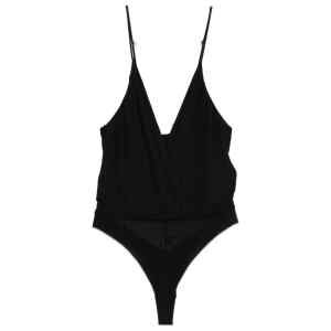 Elisabetta Franchi V-neck adjustable shoulder straps brief cut Bodysuit