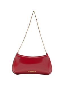 Jacquemus Le Petit Bisou Chaine leather shoulder bag