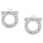 Ferragamo Gancini Crystals Earrings
